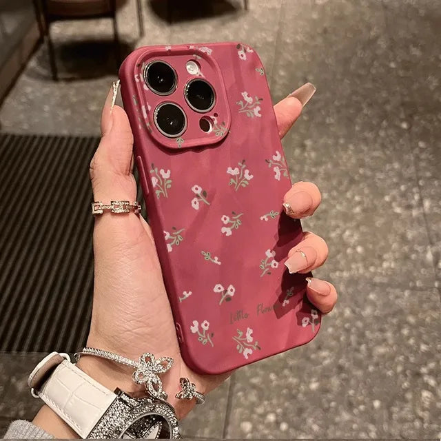 Çiçəkli iPhone Çexolu